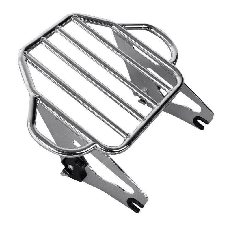 Two Up Luggage Rack 4 Docking For Harley Tour Pak Touring Glide 09-13 12 Chrome - Moto Life Products