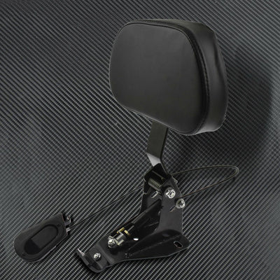 Adjustable Rider Backrest w/ Mounting Fit For Harley Touring FLHR FLHX 2009-2021 - Moto Life Products
