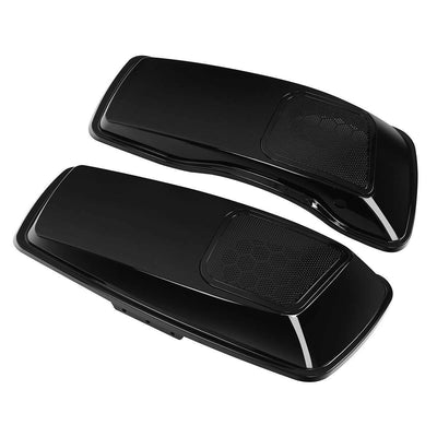 Vivid Black Saddlebag Lid 6x9'' Speakers Grill Fit For Harley Street Glide 14-22 - Moto Life Products