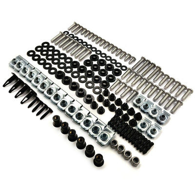 Complete Screws Chrome Fairing Bolt Kit Fit For YAMAHA YZF R1 2004-2006 2005 - Moto Life Products