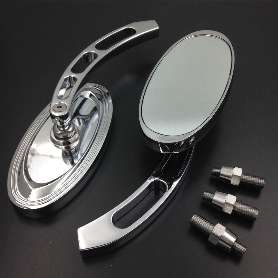 Custom Chrome Mirrors Fit For all Harley-Davidson models Softail Fat Boy Road - Moto Life Products