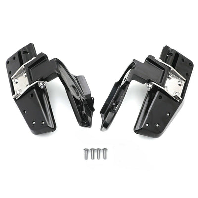 Black Omni Driver Floorboards Foot Pegs For 2018-2021 Honda Gold Wing GL1800 - Moto Life Products