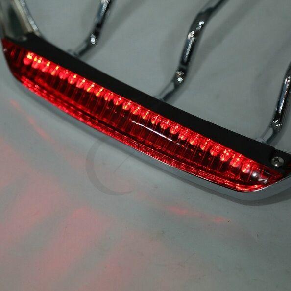 LED Lighted Luggage Rack Fit For Harley Tour Pak Street Glide 2014-2022 Air Wing - Moto Life Products