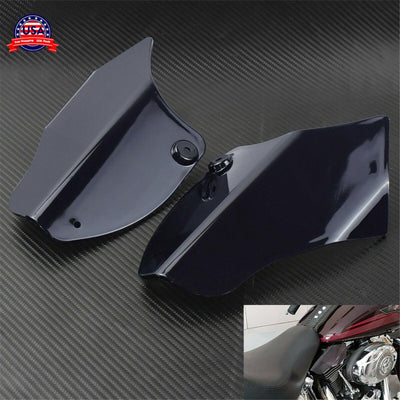 ABS Reflective Saddle Heat Shield Air Deflectors Fit For Harley Softail 2000-17 - Moto Life Products