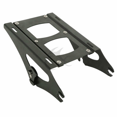 Black King Pack Trunk 2 Up Mount Rack Fit For Harley Tour Pak Touring 14-21 TCMT - Moto Life Products