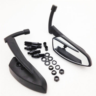Black Spear Blade Mirrors Fit For Harley Davidson Sportster Dyna Softail - Moto Life Products