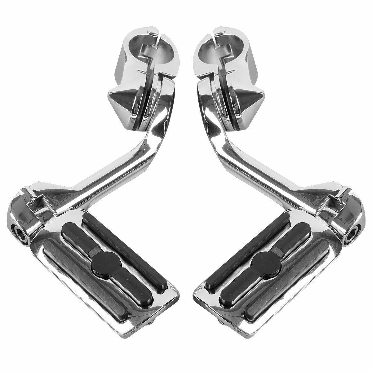 Mustache Engine Guard Crash Bar Footpegs Fit For Harley Softail Deluxe 2000-2017 - Moto Life Products