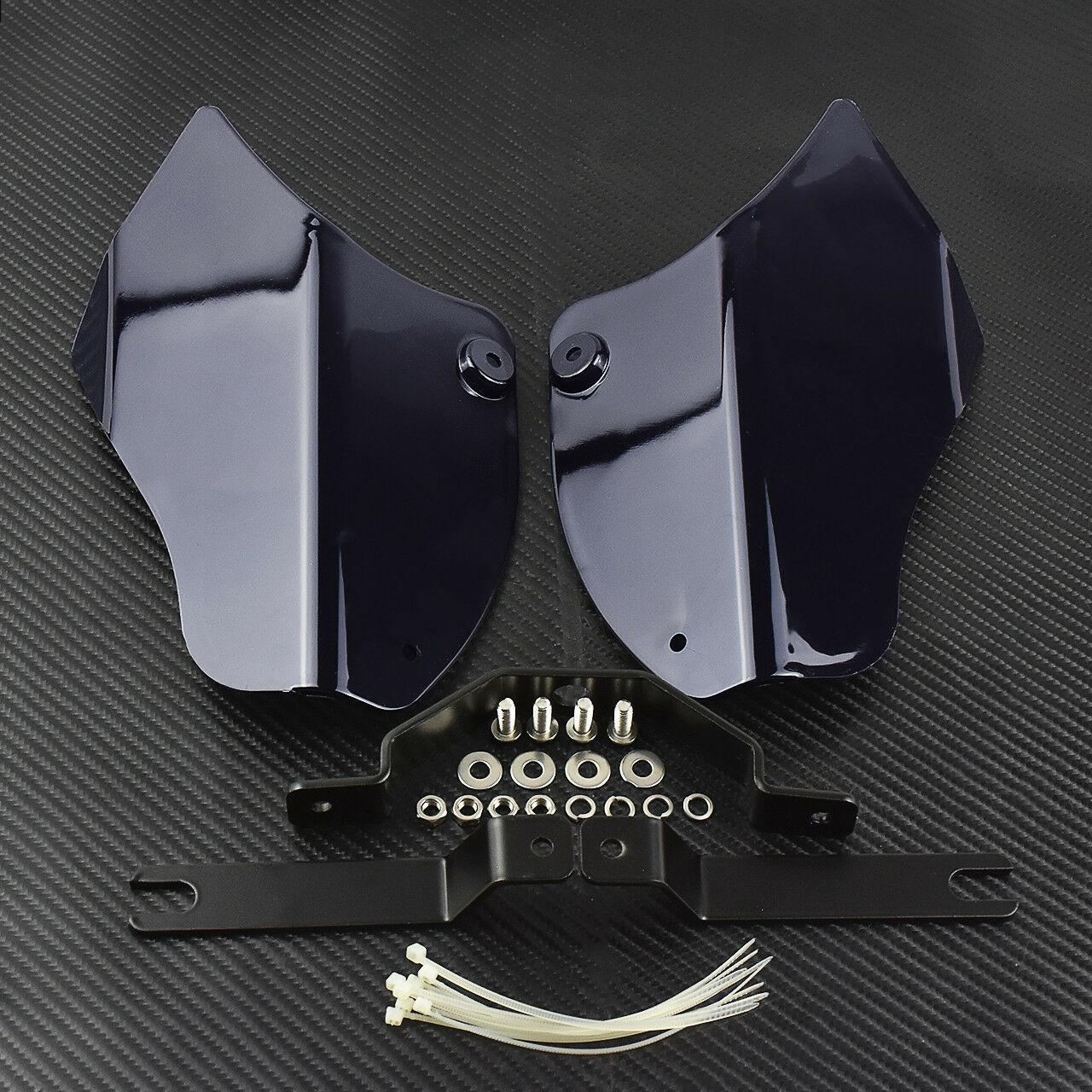 ABS Reflective Saddle Heat Shield Air Deflectors Fit For Harley Softail 2000-17 - Moto Life Products