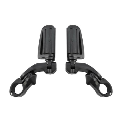 1 1/4'' Short Angled Highway Bar Mount Footpeg For Harley Touring Street Glide - Moto Life Products