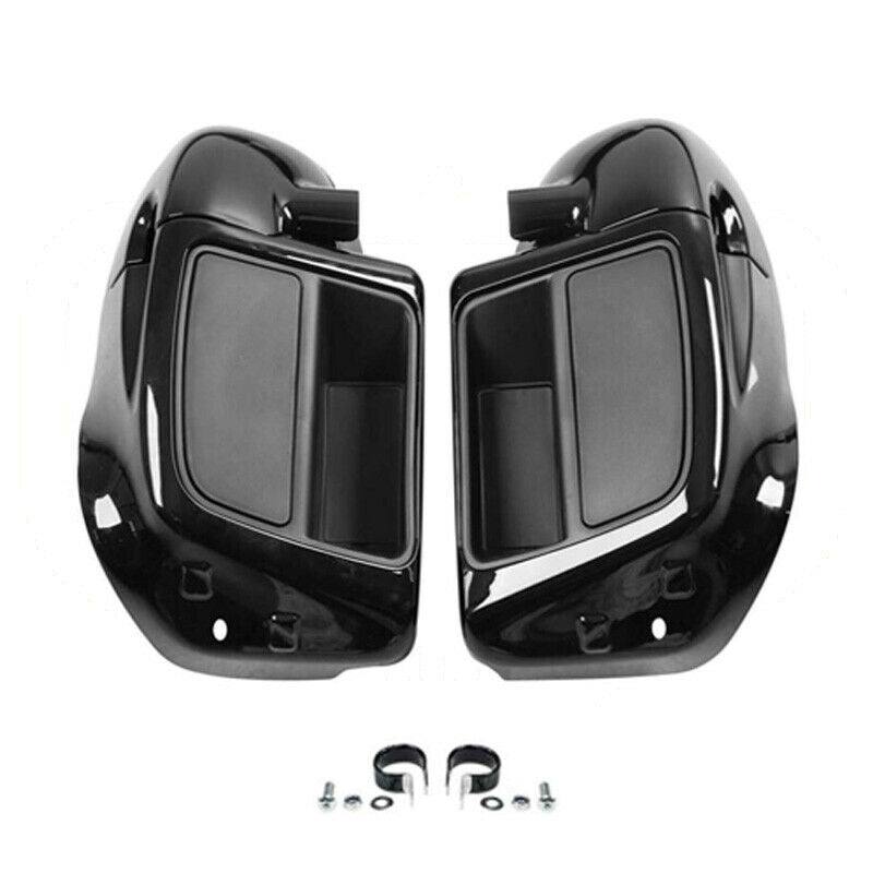 Vivid Black Lower Vented Leg Fairing Fit For Harley Touring Street Glide 14-2022 - Moto Life Products