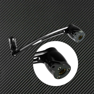 Black CNC Brake Arm Heel Toe Gear Shifter Lever Pedal Peg Fit For Touring 08-13 - Moto Life Products