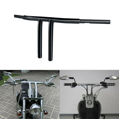 1-1/4" Fat 12" Rise T-Bar Hanger Handlebar Fit For Harley Touring Sportster 883 - Moto Life Products