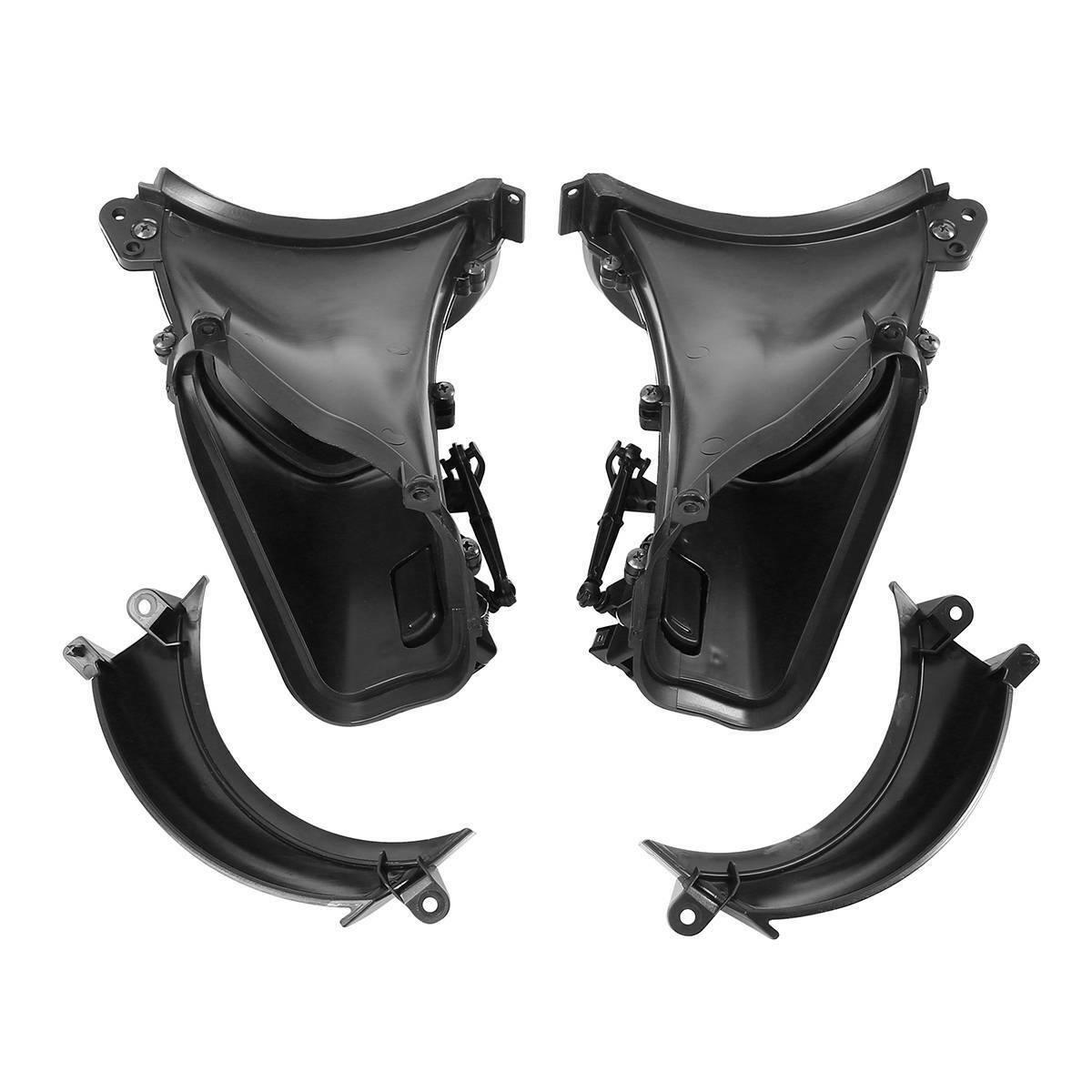 Black Pair Fairing Air Duct Fit For Harley Davidson Touring Road Glide 2015-2020 - Moto Life Products