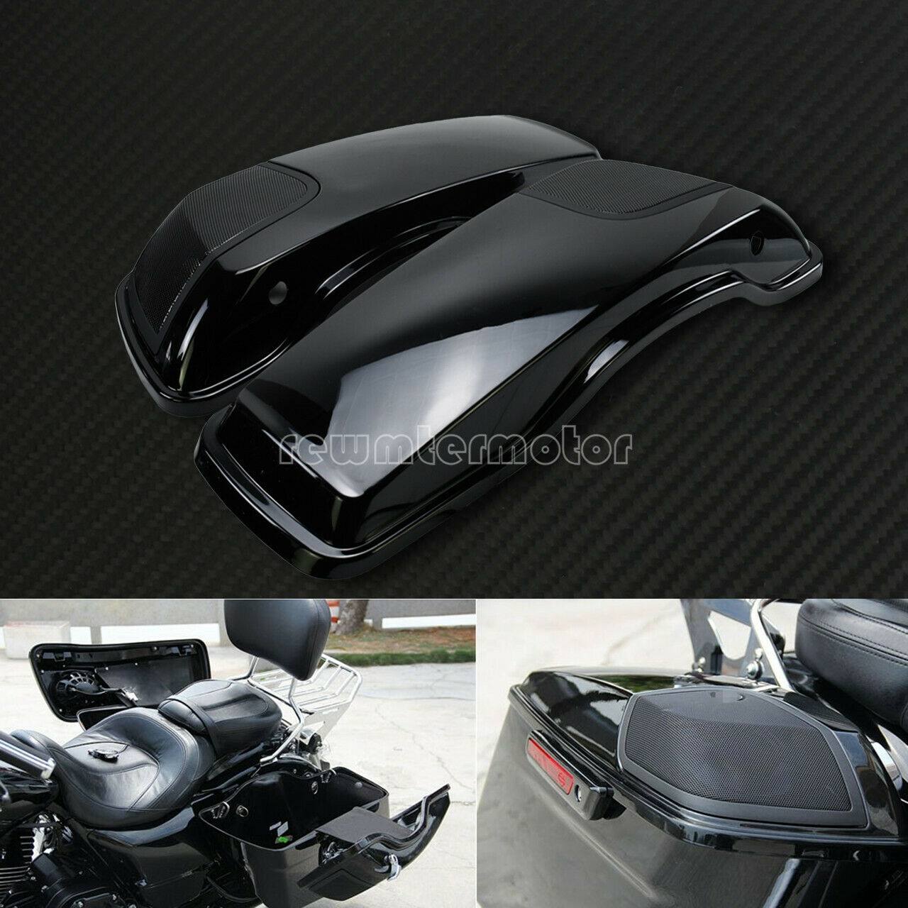 Saddlebag Lids Speaker Cover Cutouts Grill Fit For Touring FLHTCU FLTRX 2014-19 - Moto Life Products