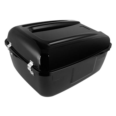 Gloss Black Police Trunk Fit For Harley Tour Pak Pack Electra Street Road Glide - Moto Life Products