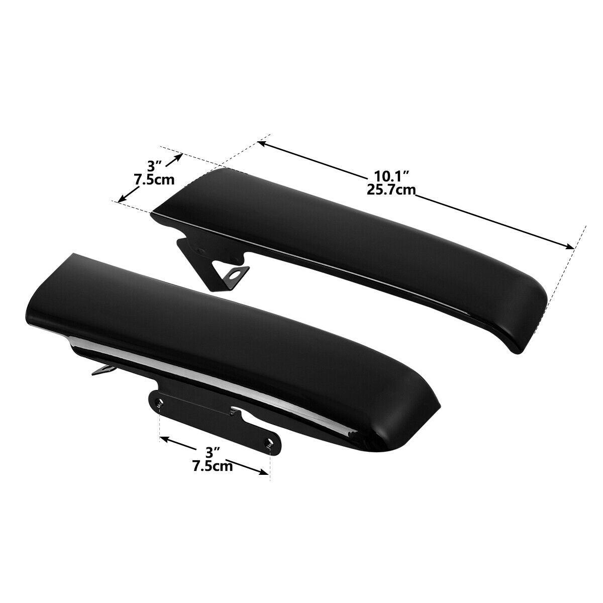 Fender Saddlebag Filler Panels Strips Fit For Harley Electra Road Glide 14-22 US - Moto Life Products