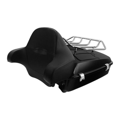 Chopped Pack Trunk Pad Top Rack & Mount Fit For Harley Tour Pak Touring 97-08 07 - Moto Life Products