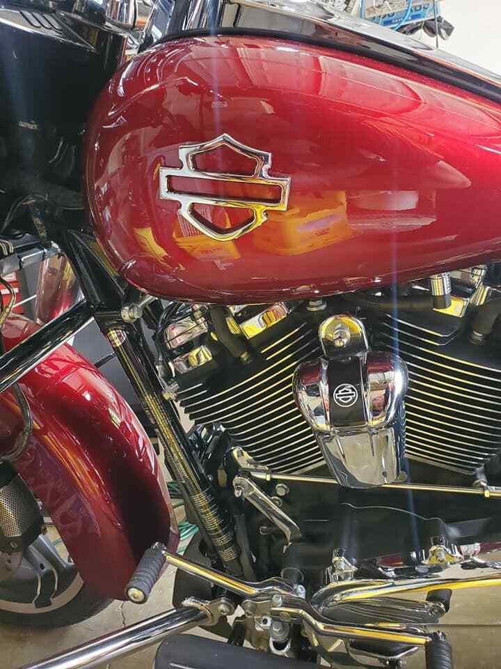 METAL CHROME Harley CVO custom metal tank emblems Show Chrome Finish (set of 2) - Moto Life Products