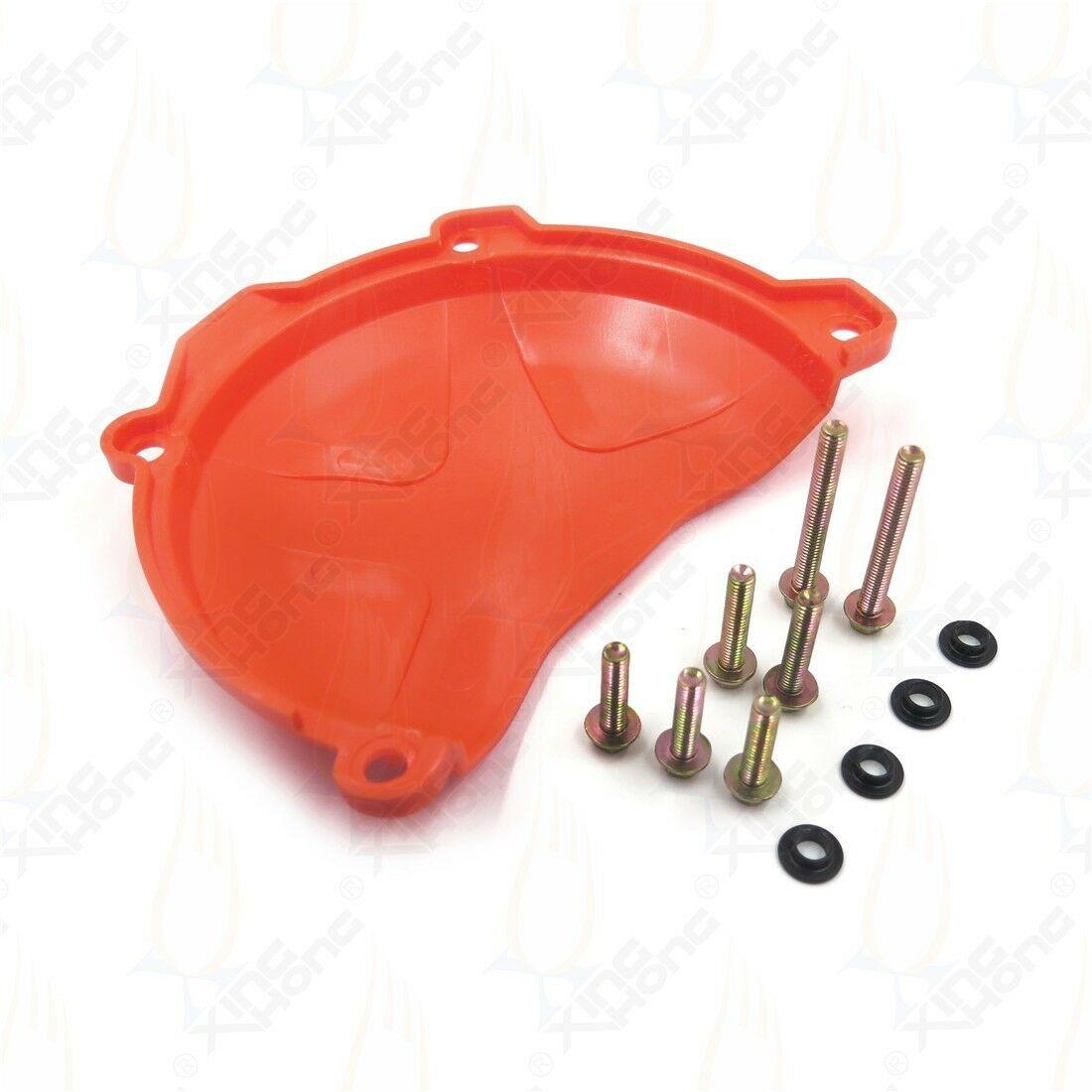 Orange Clutch Cover Protection Guard Saver For KTM 250 350 SX-F XC-F - Moto Life Products