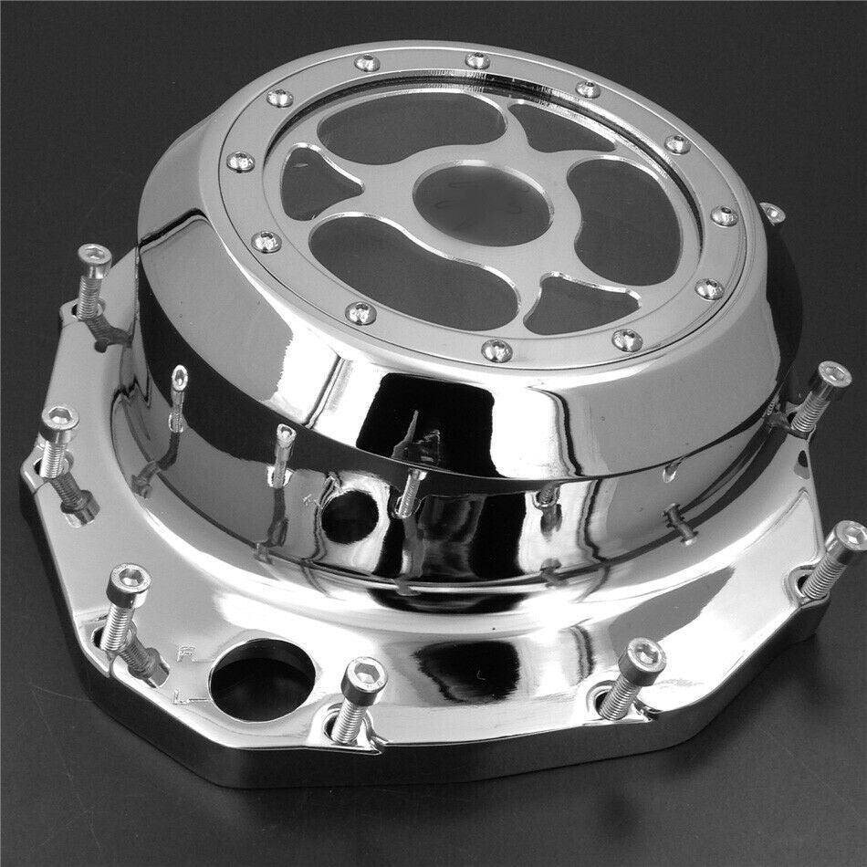 See Through Engine Clutch Cover For Suzuki Gsx1300R Hayabusa B-King '99-'20 w/ g - Moto Life Products