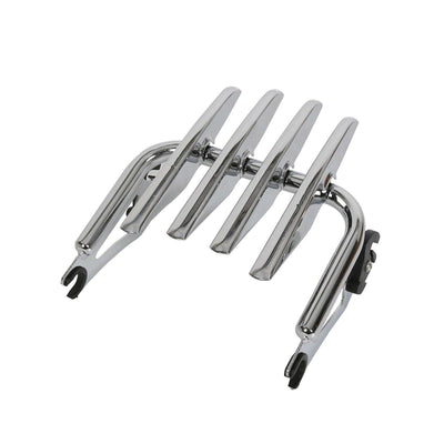 Chrome Detachable Stealth Luggage Rack For Harley Davidson  09-21 Touring - Moto Life Products