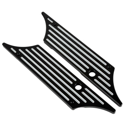 Black Hard Saddlebag Latch Cover Face Fit For Harley Electra Street Glide 93-13 - Moto Life Products