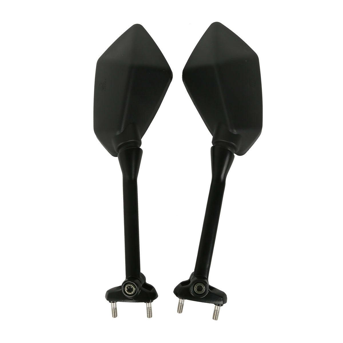 Pair Side Rear View Mirrors For KAWASAKI NINJA 650R ER6F ER-6F 2009-2016 Black - Moto Life Products