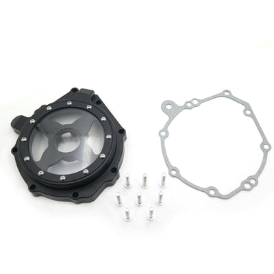 Engine Stator Cover See Through For Honda 04-07 CBR1000RR/ 04-14 CB 1000RR Black - Moto Life Products
