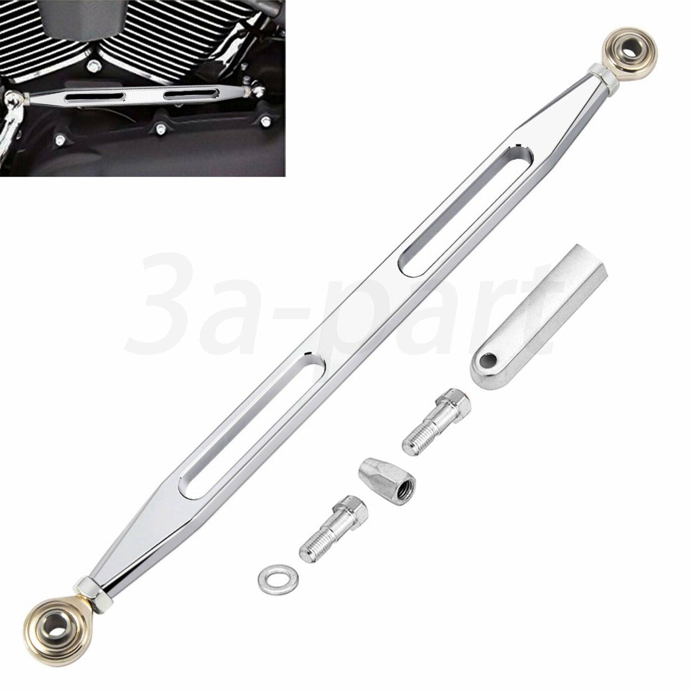 Chrome Shifter Shift Linkage Fit For Harley Softail Road King Street Glide 86-22 - Moto Life Products
