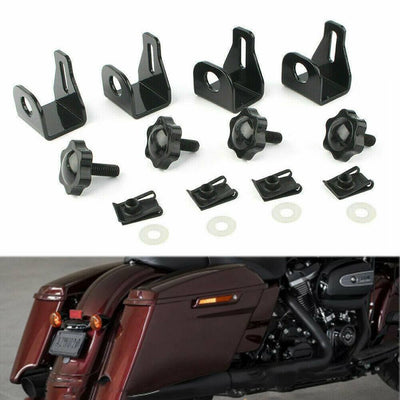 Hard Bag Theft Deterrent Saddlebag Lock Hardware Mounting Fit For Harley Touring - Moto Life Products