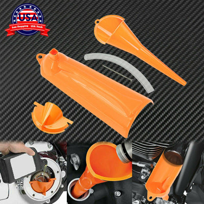 Primary Case + Transmission Crankcase Fill + Drip-Free Oil Funnel Fit For Harley - Moto Life Products