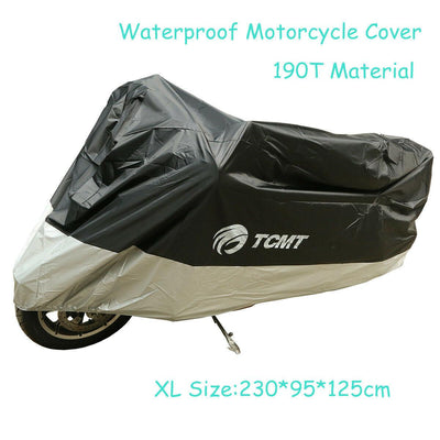 Motorcycle Motorbike Scooter Waterproof UV Dust Protector Anti Rain Cover XL New - Moto Life Products