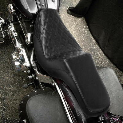 Driver Passenger Seat Fit For Harley Dyna Fat Bob FXDF Street Bob 2006-2017 2007 - Moto Life Products