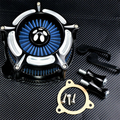 Air Cleaner Intake Filter CNC Crafts Aluminum Fit For Road King Gliding 2008-16 - Moto Life Products