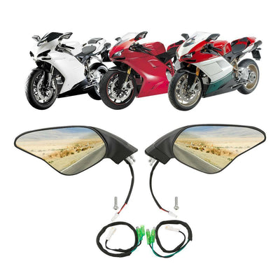 Rearview Mirror W/ Signal Light For DUCATI 848 1098 1098S 1098R 1198 1198S 1198R - Moto Life Products