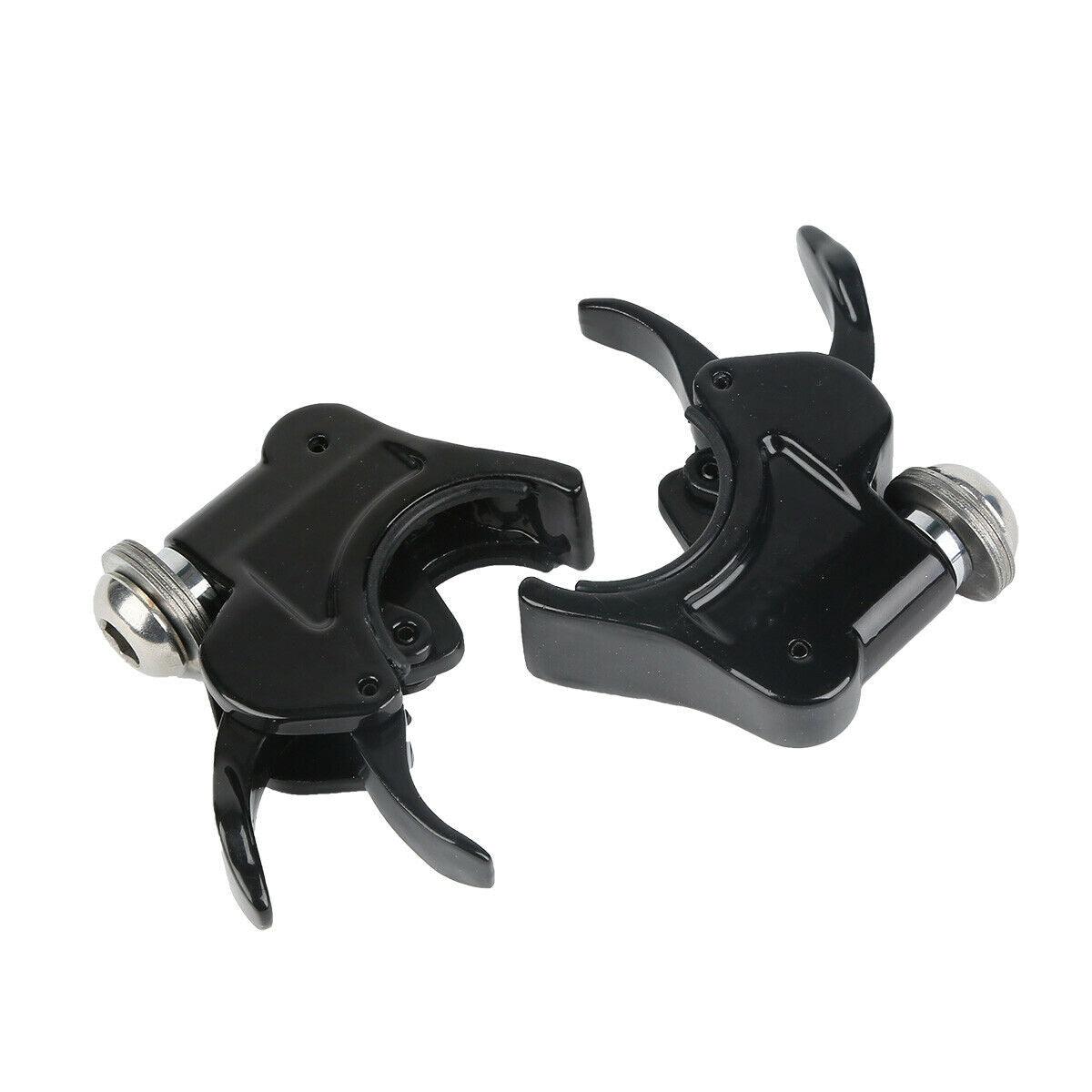 39mm Windshield Windscreen Clamp Fit For Harley Sportster XL 883 1200 Dyna Black - Moto Life Products