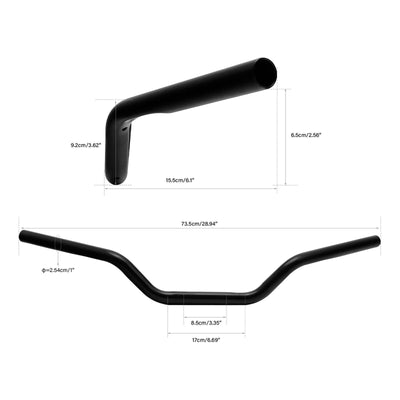 1" Drag Bar Handlebar Fit For Harley Sportster XL1200X Forty Eight 2016-2021 - Moto Life Products