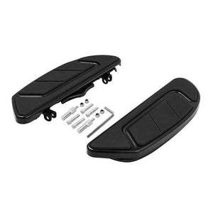 Black Airflow Driver Floorboard Fit For Harley Touring 2014-2022 Softail 86-2017 - Moto Life Products