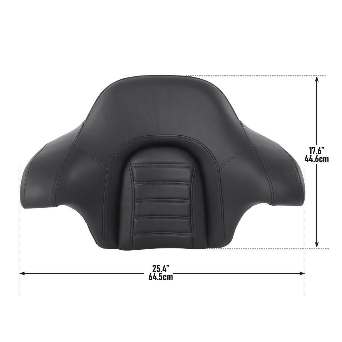 King Chopped Pack Trunk Backrest Pad Fit For Harley Tour Pak Touring 14-21 16 17 - Moto Life Products