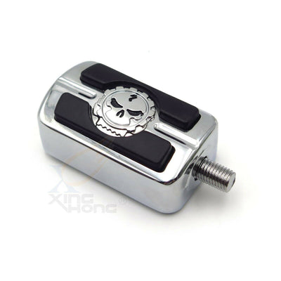 🔥Skull Shifter Peg pedel FOR HARLEY Sportster Dyna Softail Touring 87-20 Chrome - Moto Life Products