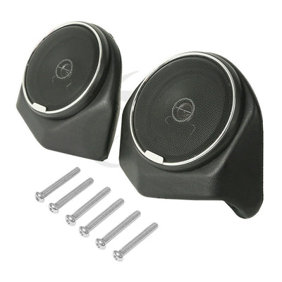 Black King Rear Speakers For Harley Davidson Touring Tour Pak Models 2014-2022 - Moto Life Products