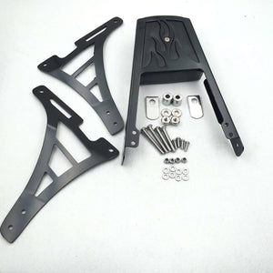 Black Sissy Bar Luggage Rack For  Harley Sportster 1200 883 - Moto Life Products