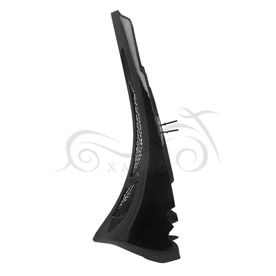 Vivid Black Chin Spoiler Scoop For Harley Touring Road Street Glide 2014-2019 - Moto Life Products