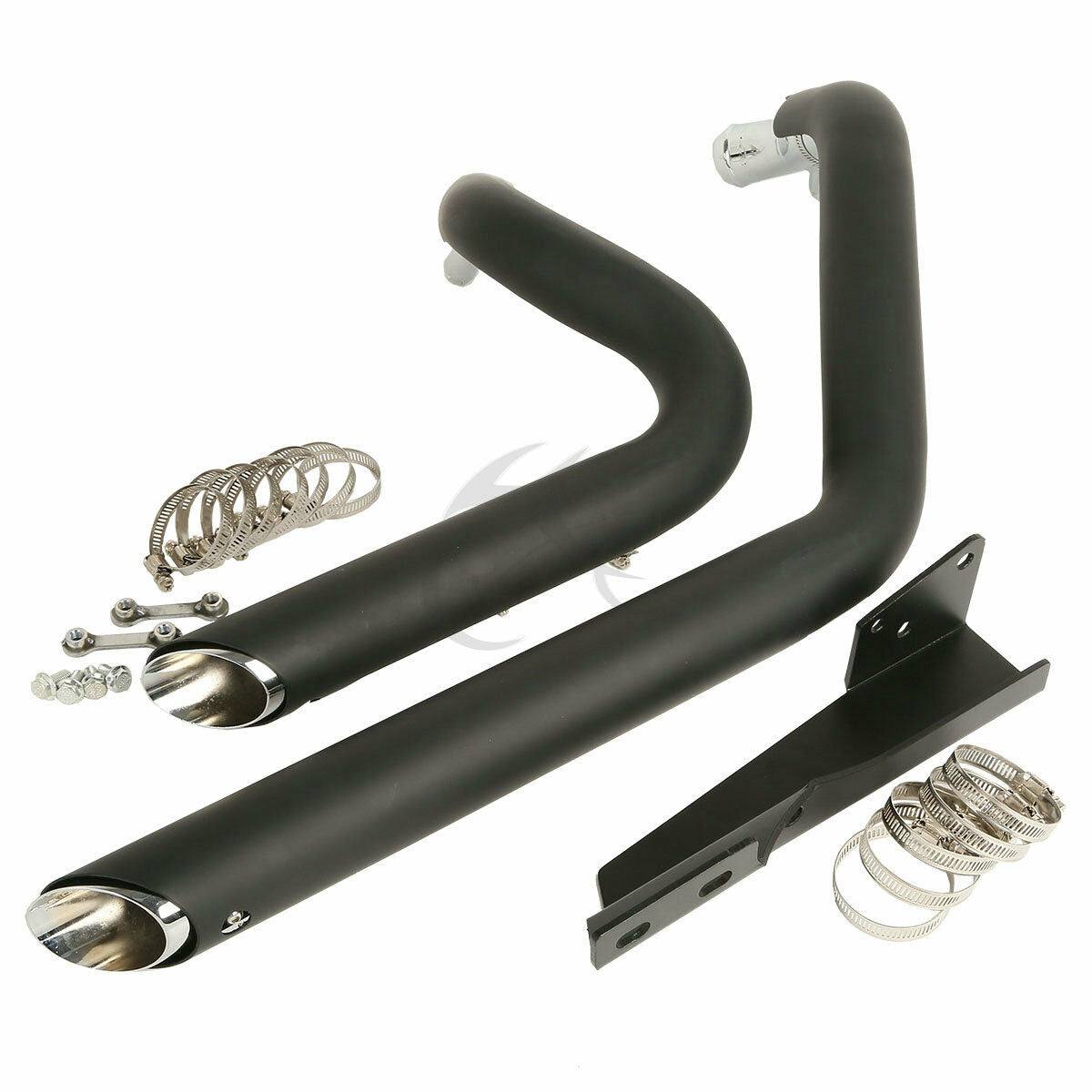 Staggered Shortshot Exhaust Pipes Fit For Harley Sportster XL 48 72 Custom 04-13 - Moto Life Products