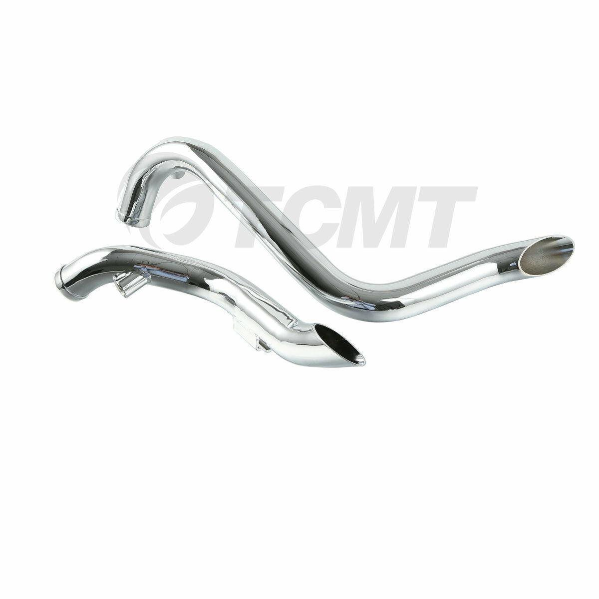 1 3/4" Pipes Exhaust Fit For Harley Touring Road King Electra Glide Drag 84-16 - Moto Life Products