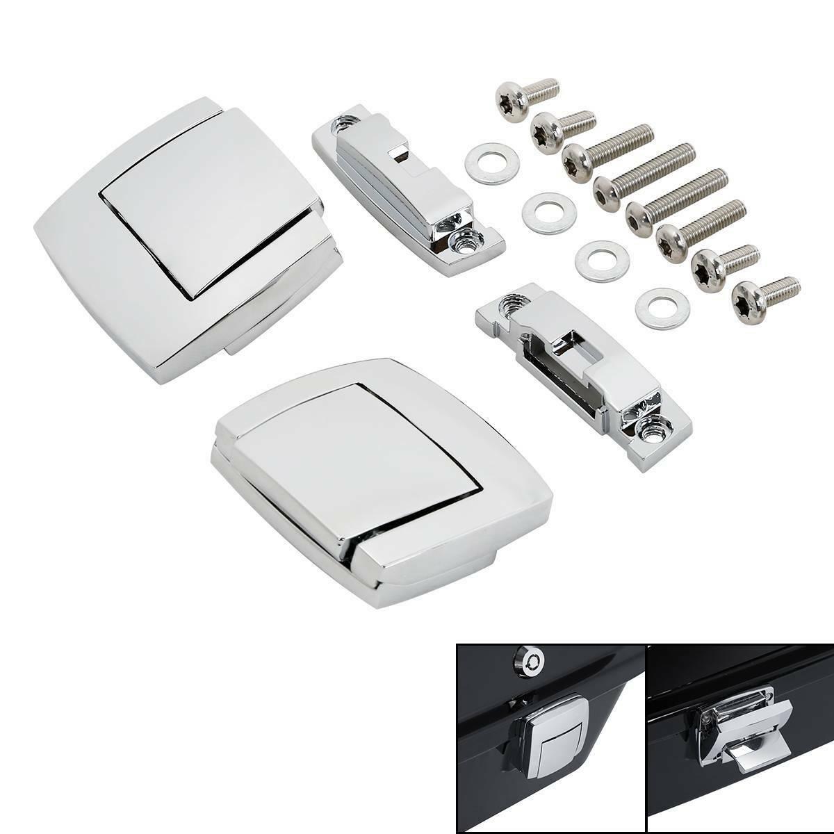 Pack Trunk Latches Fit For Harley Tour Pak Touring Classic Electra Ultra 80-13 - Moto Life Products