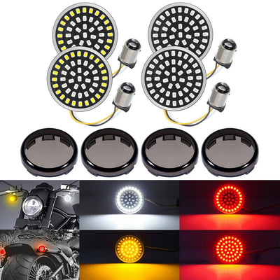 2" 1157 LED Turn Signal Brake Light SMD Blinker Fit for Harley Sportster XL1200 - Moto Life Products