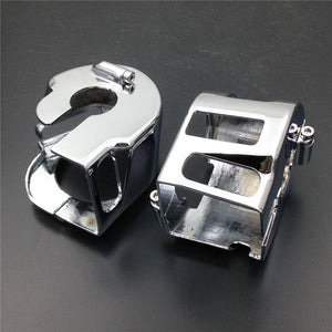 Chrome Switch Housing Cover for Kawasaki Vulcan 900 2000 Yamaha Road star warrio - Moto Life Products