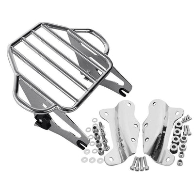 Two Up Luggage Rack 4 Docking For Harley Tour Pak Touring Glide 09-13 12 Chrome - Moto Life Products