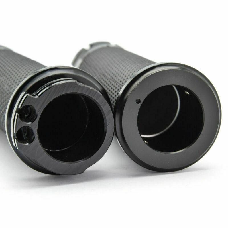 1" Black Motorcycle Handlebar Hand Grips Fit for Harley Dyna Softail VRSC XL883 - Moto Life Products